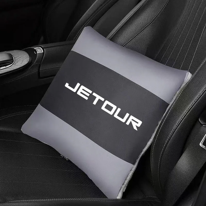 

Car Portable Travel 2-in-1 Comfortable Air Conditioning Blanket Cushion Pillow for Chery Jetour X70 X70SM X90 95 car Accessories