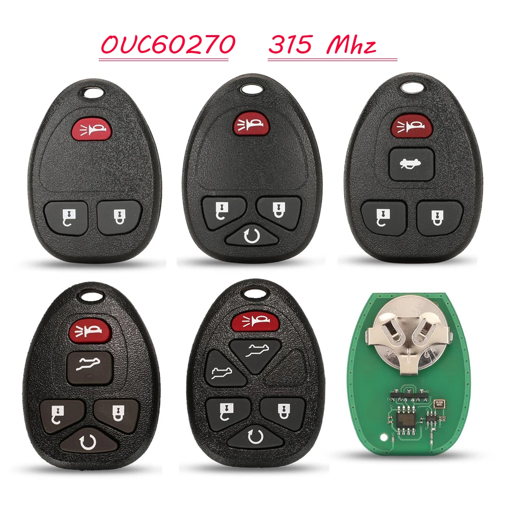 Jingyuqin, nueva llave remota de entrada sin llave para Chevrolet Tahoe Traverse GMC Yukon 2007 2008 2009 2010 2011 2012 2013 2014 15913427