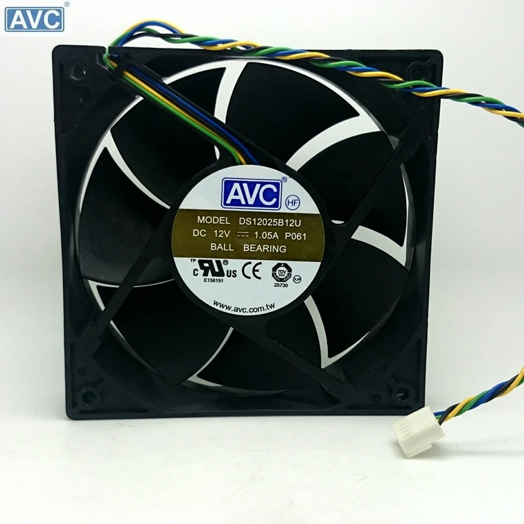 

Original For AVC DS12025B12U 12025 12V 1.05A fPWM large air volume case fan