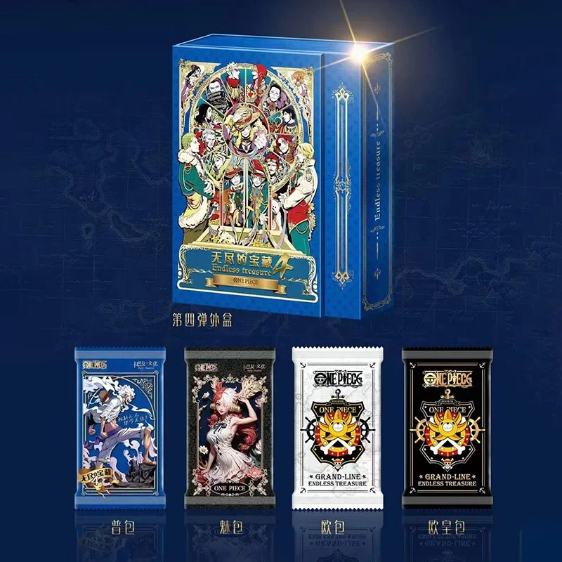 Wholesales Genuine One Piece Endless Treasure 4 Anime Collection Card Booster Box Series Rare SXR PR Card Toy Kids Birthday Gift