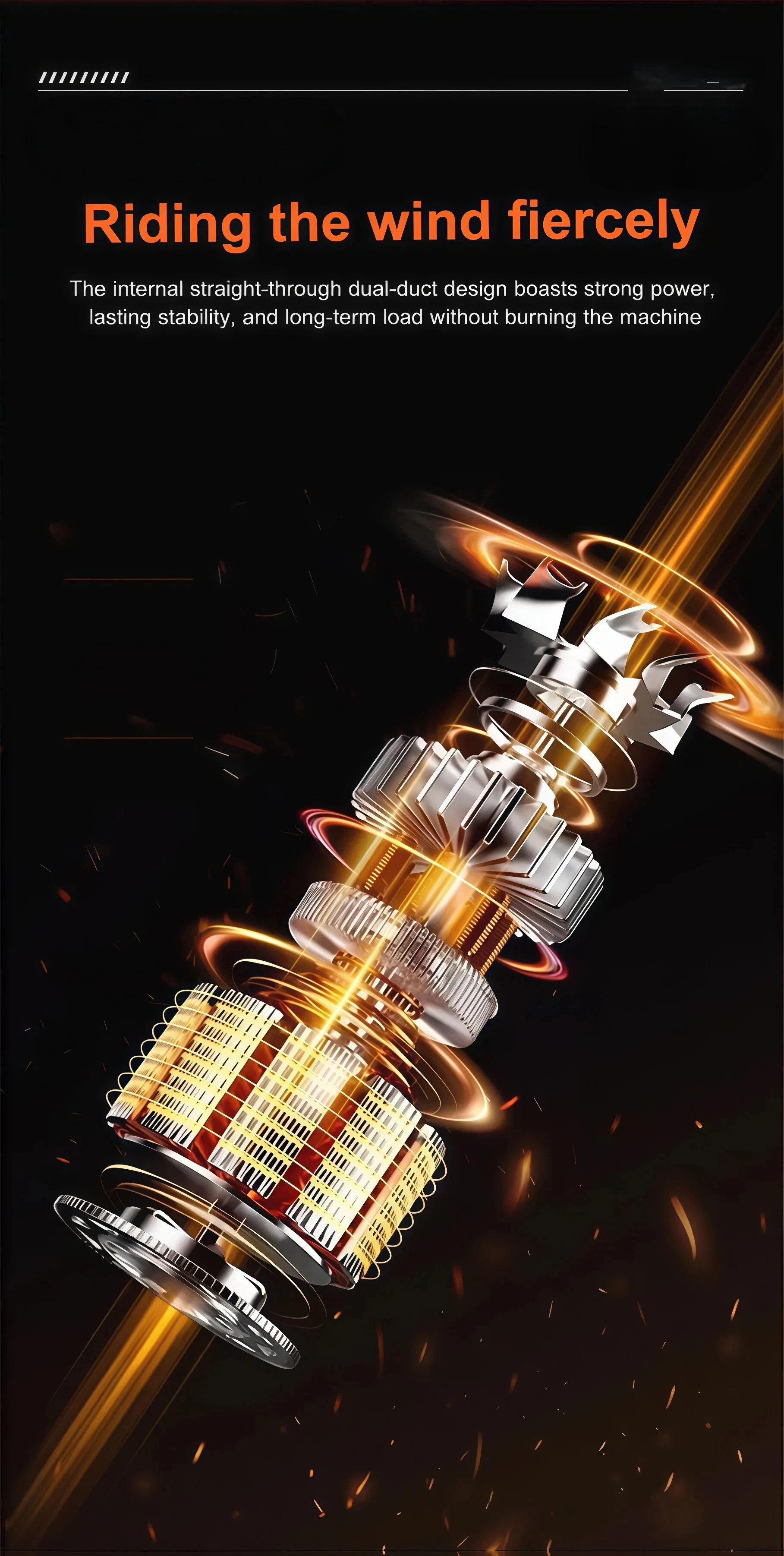 5 سرعات قابل للتعديل توربو مروحة نفاثة 110000 دورة في الدقيقة منفاخ هواء قوي منفضة هواء مضغوط لمجفف السيارة/الكمبيوتر/المنزل إزالة الغبار القوي #1