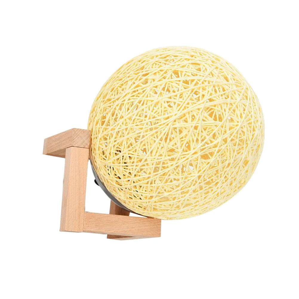 1Pcs LED Rattan Ball Shape Night Light Romantic Desktop Decor for Home Bedroom Living Room Unique Design Long Lasting