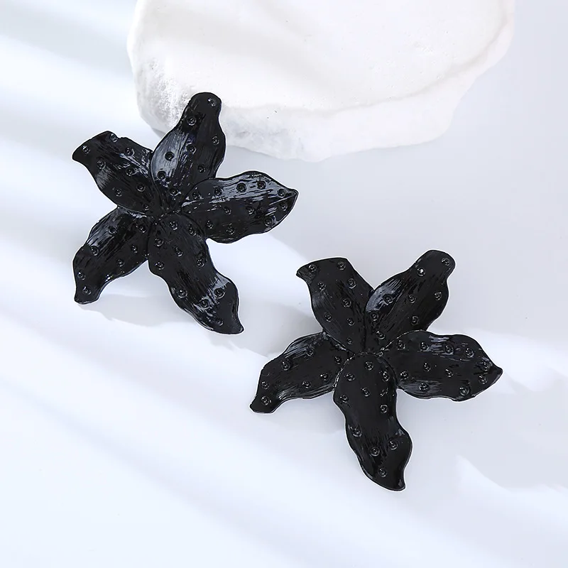 1 زوج موضة نجم البحر وأقراط أقراط للنساء الذهب اللون البحرية مجوهرات بأشكال حيوانات هدايا عيد الميلاد #5