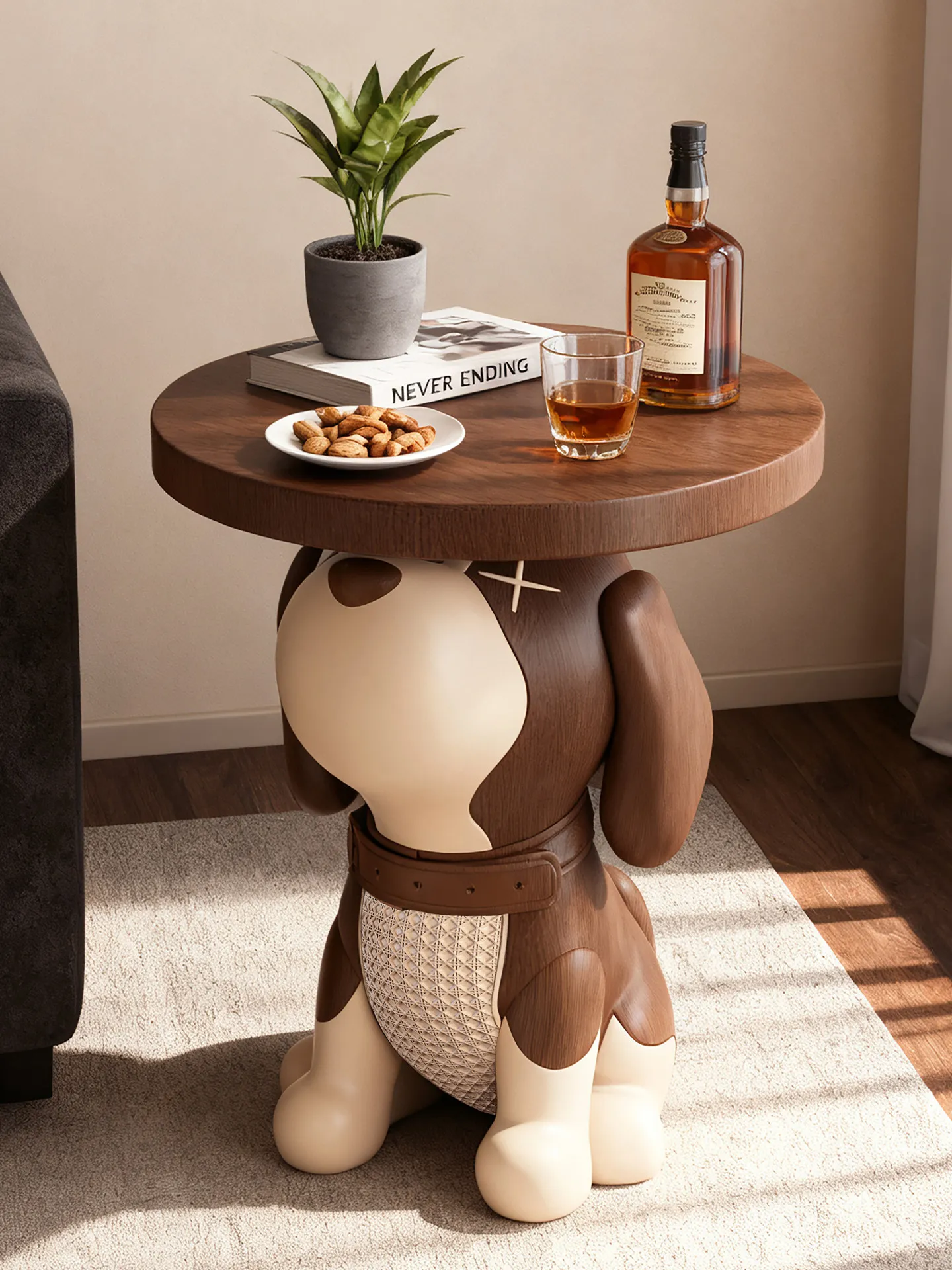Home Decoration Accessories Living Room Decoration Figurine Beagle Dog Side Table Coffee Table Nightstand Декор Для Дома