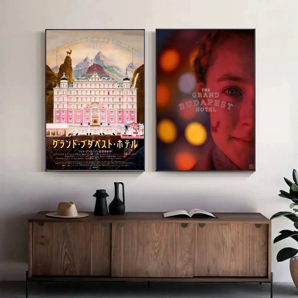 ملصق فندق The Grand Budapest ملصق فني ذاتي اللصق مقاوم للماء ملصق ورق مقهى بار ديكور جدران الغرفة #4