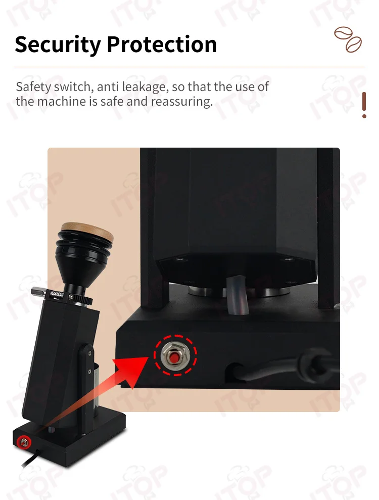 ITOP40S 업데이트 버전 커피 그라인더, 분쇄도 무단 조정, 40mm 티타늄 버 밀링 메이커, 소형 밀러