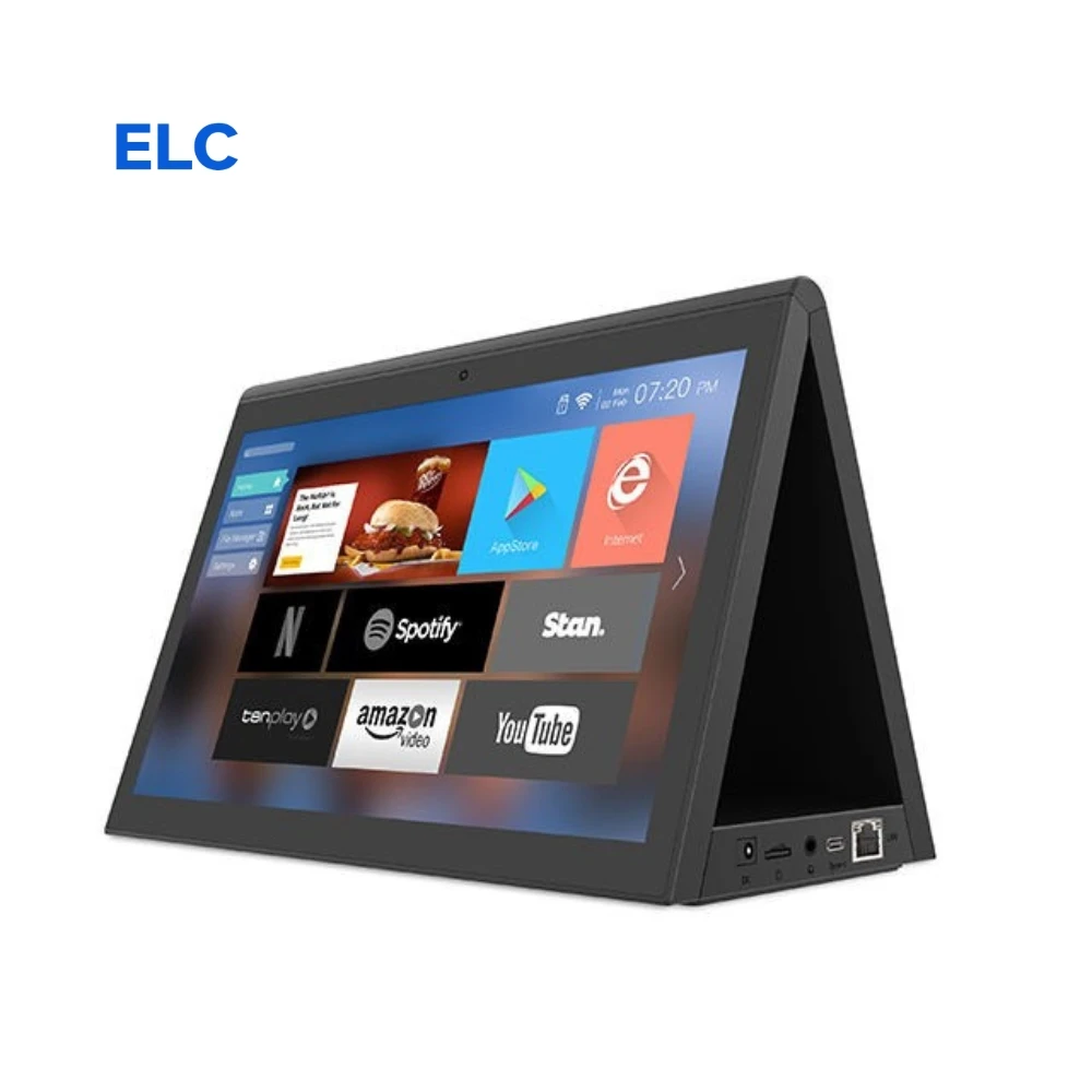 WD1012T Double-side Screen Dual Advertising Tablet Checkout Counter Digital Menu Display Android 8.1 Rk3288 Android Tablet