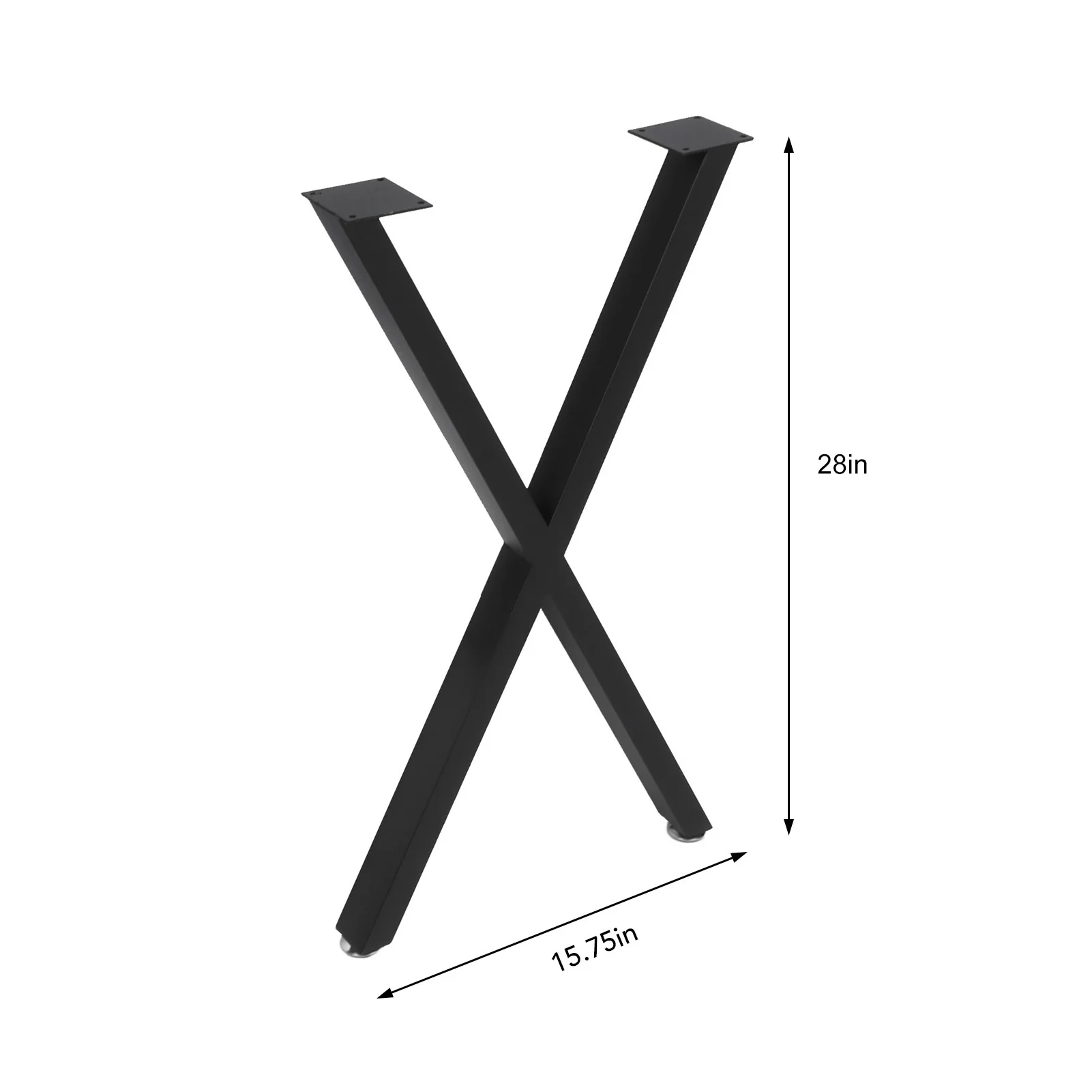 2 шт., металлические ножки для стола, 28 дюймов