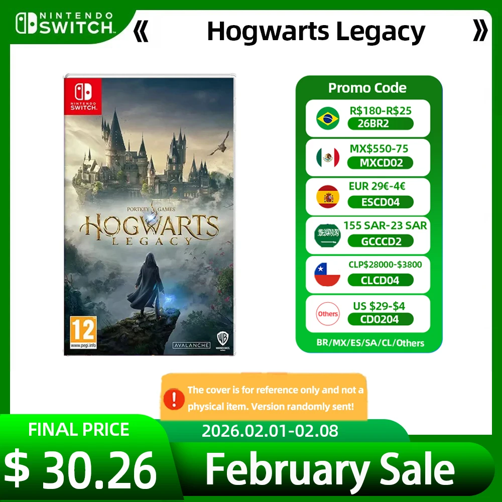 Hogwarts Legacy juegos Nintendo Switch Games Deals 100%, tarjeta de juegos física Original oficial, género RPG para consola de juegos Nintendo Switch
