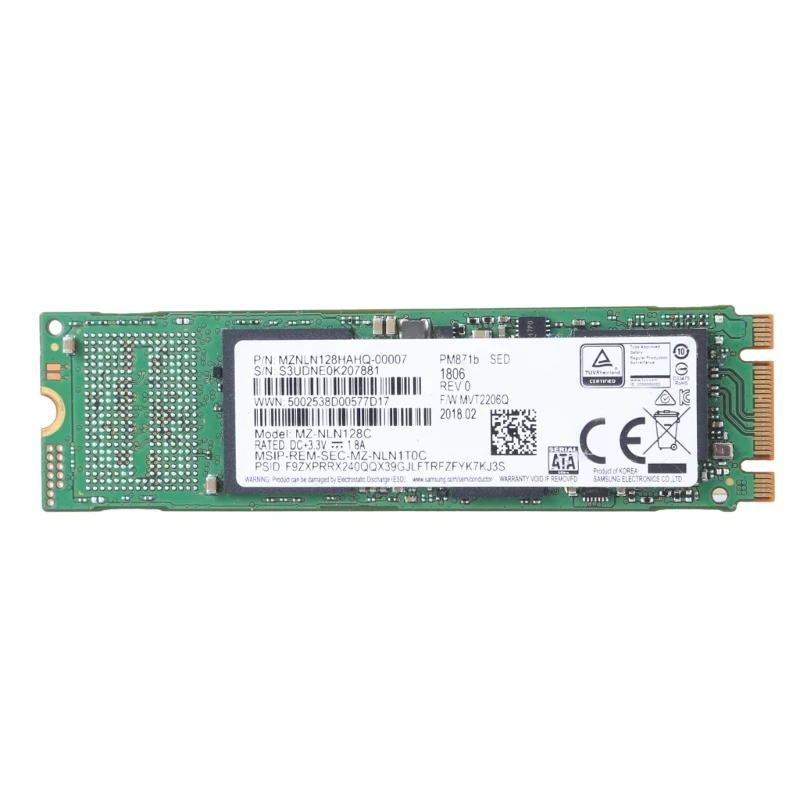 

Высокоскоростной 128 ГБ SSD M.2 NGFF внутренний твердотельный накопитель PM871 PM851 CM871 Прямая поставка