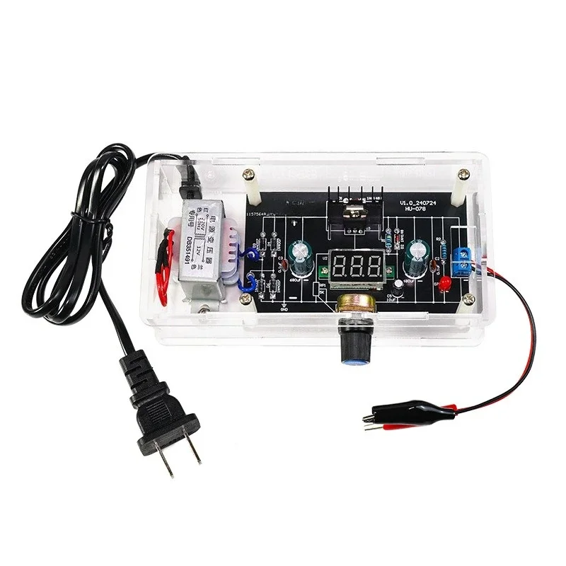 

Adjustable voltage regulator power board kit, power supply voltage adjustable training kit