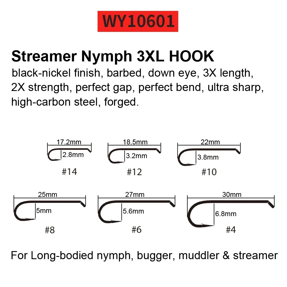 Icerio 100 Met Weerhaken Van Weerhaken Met Weerhaken Met Weerhaken 60 Graden Jig Nimf Haak Streamer Natte Droge Vliegen Haken Forel Vliegvissen Haakwerk