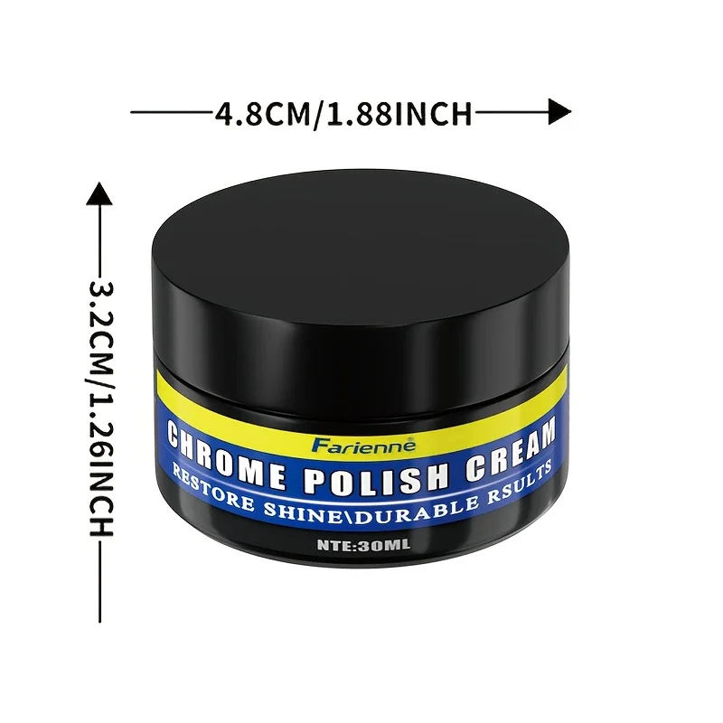 كريم ترميم وإصلاح ألوان الكروم للسيارة - كريم استعادة وصيانة ألوان الكروم للنوافذ والعجلات والتلميع #5