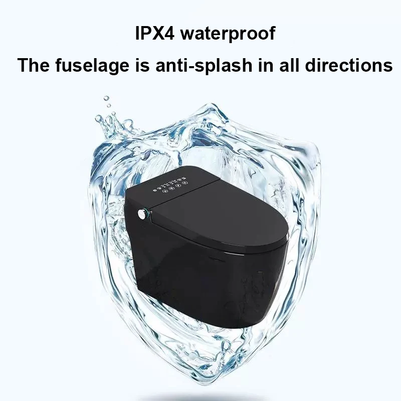 Picture 5: Intelligent Floor-Mounted Smart Toilet with Remote Control Heated Seat Automatic Siphon Jet Flushing