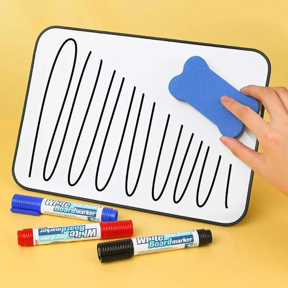 

4/8 Colors Whiteboard Markers Magnetic Eraser Refillable Drawing Markers Washable Colorful Fine Point Markers Office Use