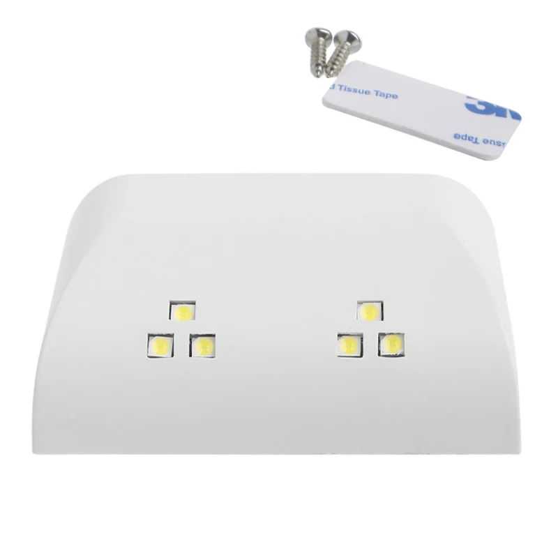 1~10PCS 7leds LED Under Cabinet Light Battery Powered Sensor Touch Closet Lamp for Kitchen Cupboard Wardrobe Inner Night Lamp