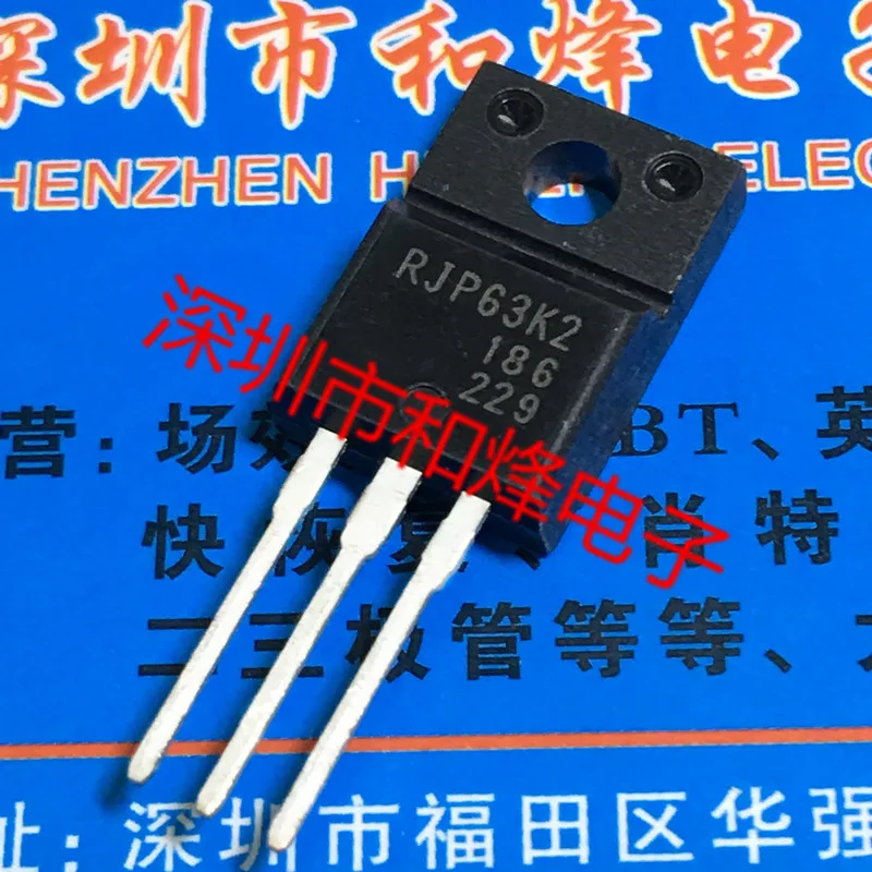 5 pieces RJP63K2   TO-220F