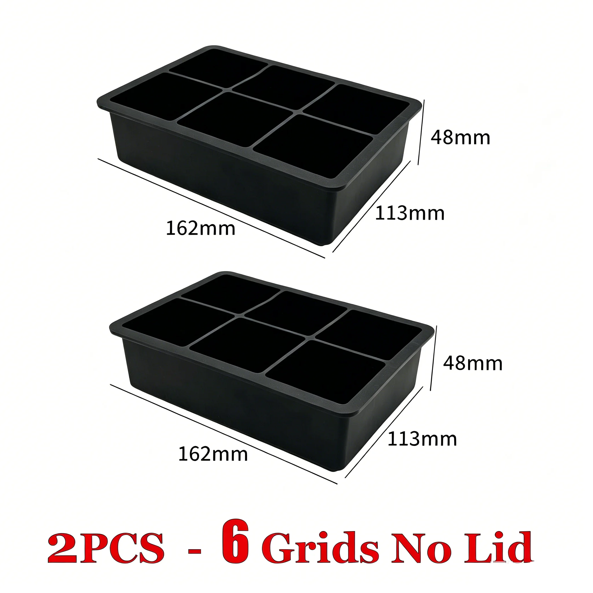 6G no lid 2pcs