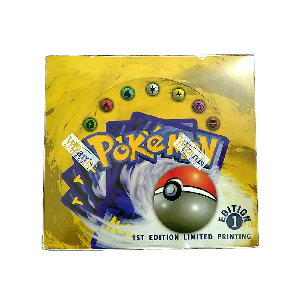 Pokemon feuille 36 paquets 1ST édition ensemble de Base classique cartes proxy jeux de société ensemble complet Collection de cartes PKM jeux jouets cadeaux nouveau