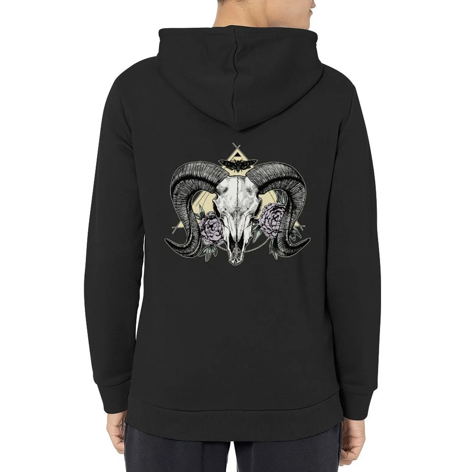 

Ram Skull Color Hoodie men's clothing male clothes men's sweat-shirt mens clothes hoodie oversize