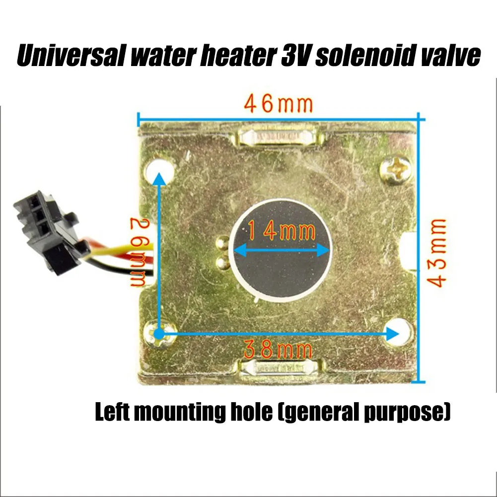 Válvula Solenoide del calentador de agua a Gas DC3V ZD131-B para la mayoría de los accesorios del calentador de agua de la válvula solenoide del calentador de agua de Gas mejoras para el hogar