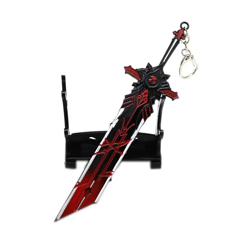 

Genshin Impact Sword Keychain Diluc HuTao Zhongli Xiao Wolf's Gravestone Weapon Equipment Keyring For Fans Gift Souvenior