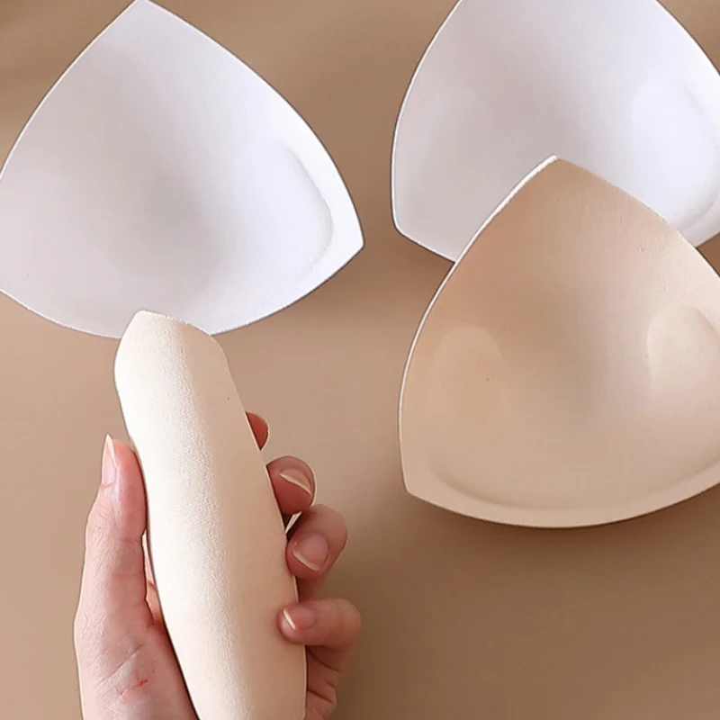 2/6 قطعة الإسفنج رفع منصات النساء ملابس السباحة بيكيني غير مرئية محسن للإزالة الحشو إدراج الكؤوس منصات كأس الصدر اكسسوارات