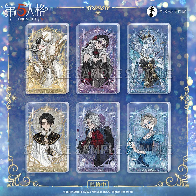 Originele Anime Identiteit V Cosplay Tuinman Cheerleader Embalmer Fools Gold Ithaqua Naiad Kluizenaar Vloeiend Zand Acryl Ornament