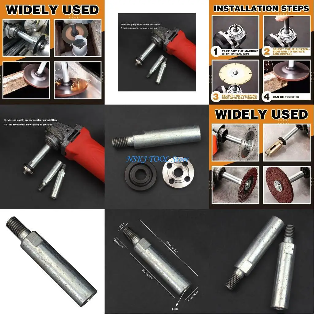 

L8RC нержавеющая сталь Адаптер Адаптер Удлиняющий стержень Угол Аксессуары измельчитель