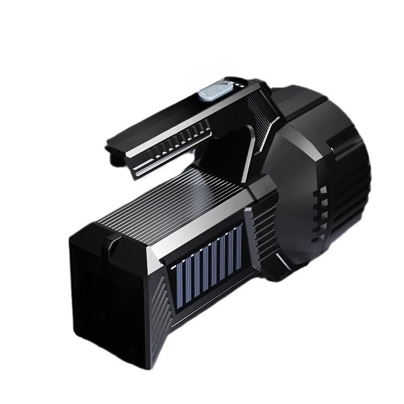

D400 searchlight flashlight strong light charging outdoor portable long-range emergency lighting patrol solar energy