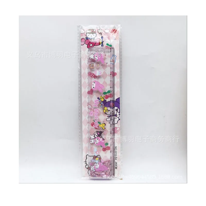 for Stitch Ruler  Drawing Cartoon Stationery Acrylic Thickened Double-Sided Student Office Stationery Gift Learning Reward