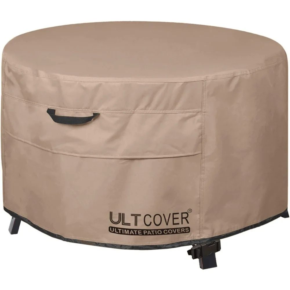 

Patio Fire Pit Table Cover Round 44 inch Outdoor Waterproof Fire Bowl Cover