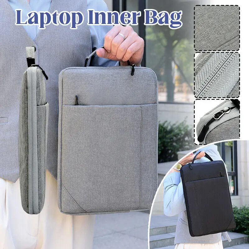 

Portable Laptop Bag Office Notebook Sleeve Case Inner Lining Velvet Tablet Bag Oxford Computer Bag Travel Computer Handbag