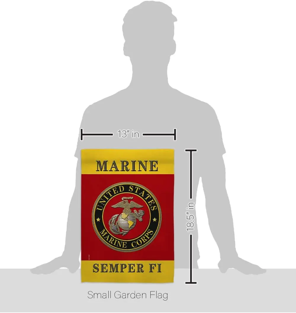 US Marine Corps Garden Flags Home Decor USMC Semper Fi Official Armed Forces Memorabilia United State Wall Tapestry Ameri