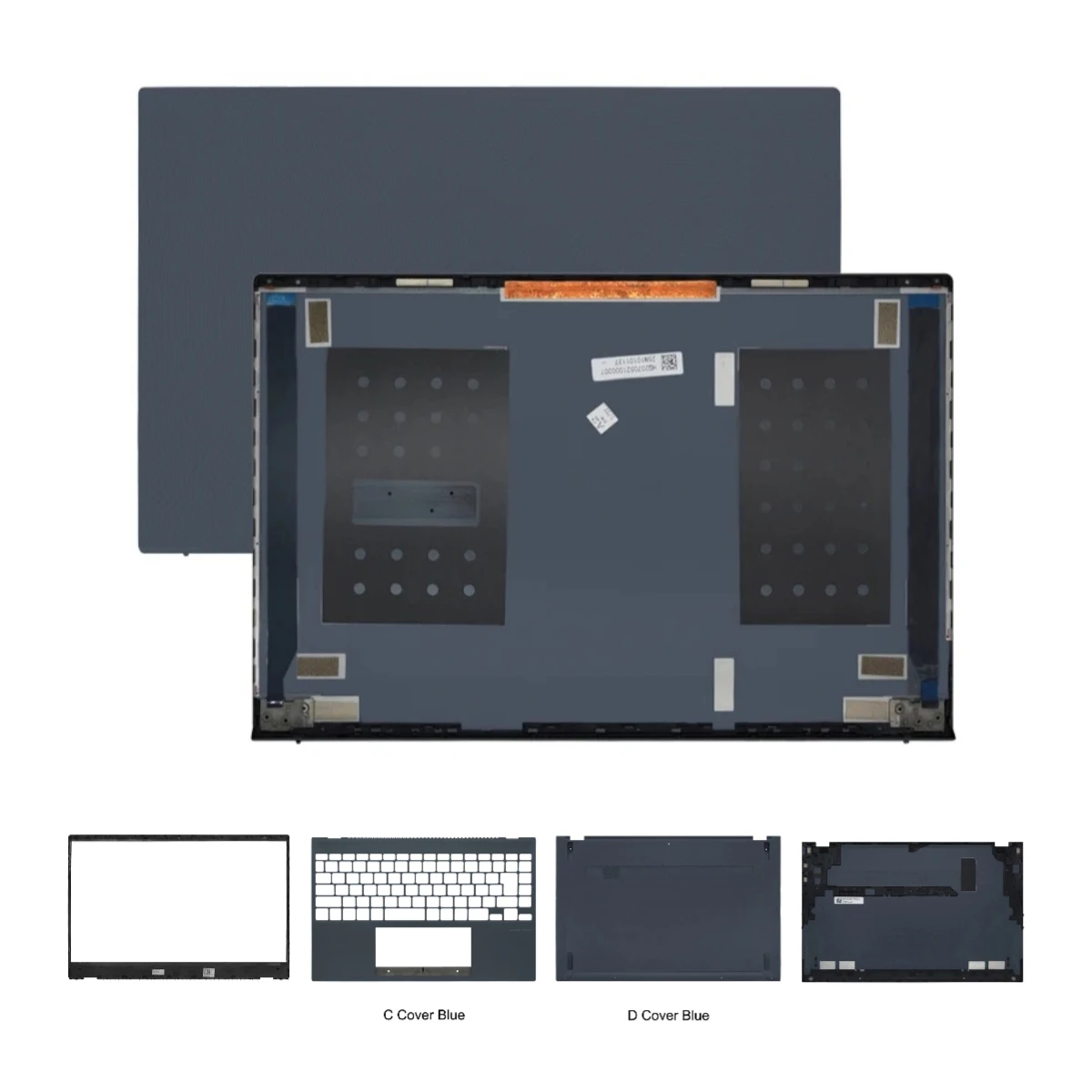 Para ZenBook UX325 U3700J U3700 Laptop Rear Cover Top Lid Front Frame Upper Lower Hand Rest Cas Blue UX325J UX325