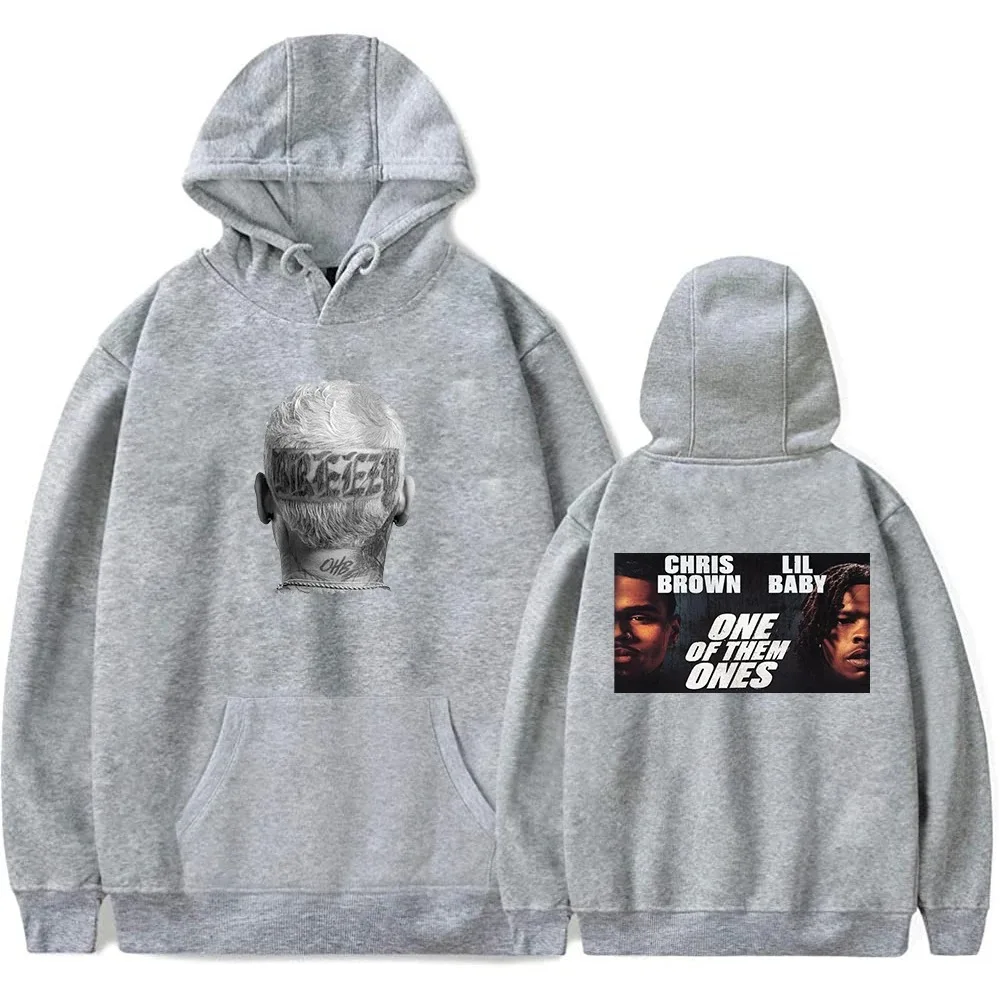 Langarm-Hoodie für Männer und Frauen, Freizeit kleidung, eine der in-, Kapuzen-Tour luftig, Unisex-Mode, Chris Brown