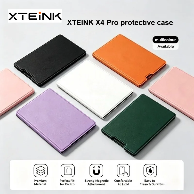 Magnetic Protective Case for XTEINK X4 Pro E-ink Reader E-Book Case All-inclusive Anti-fall Flip Cover Protective Shell Gifts