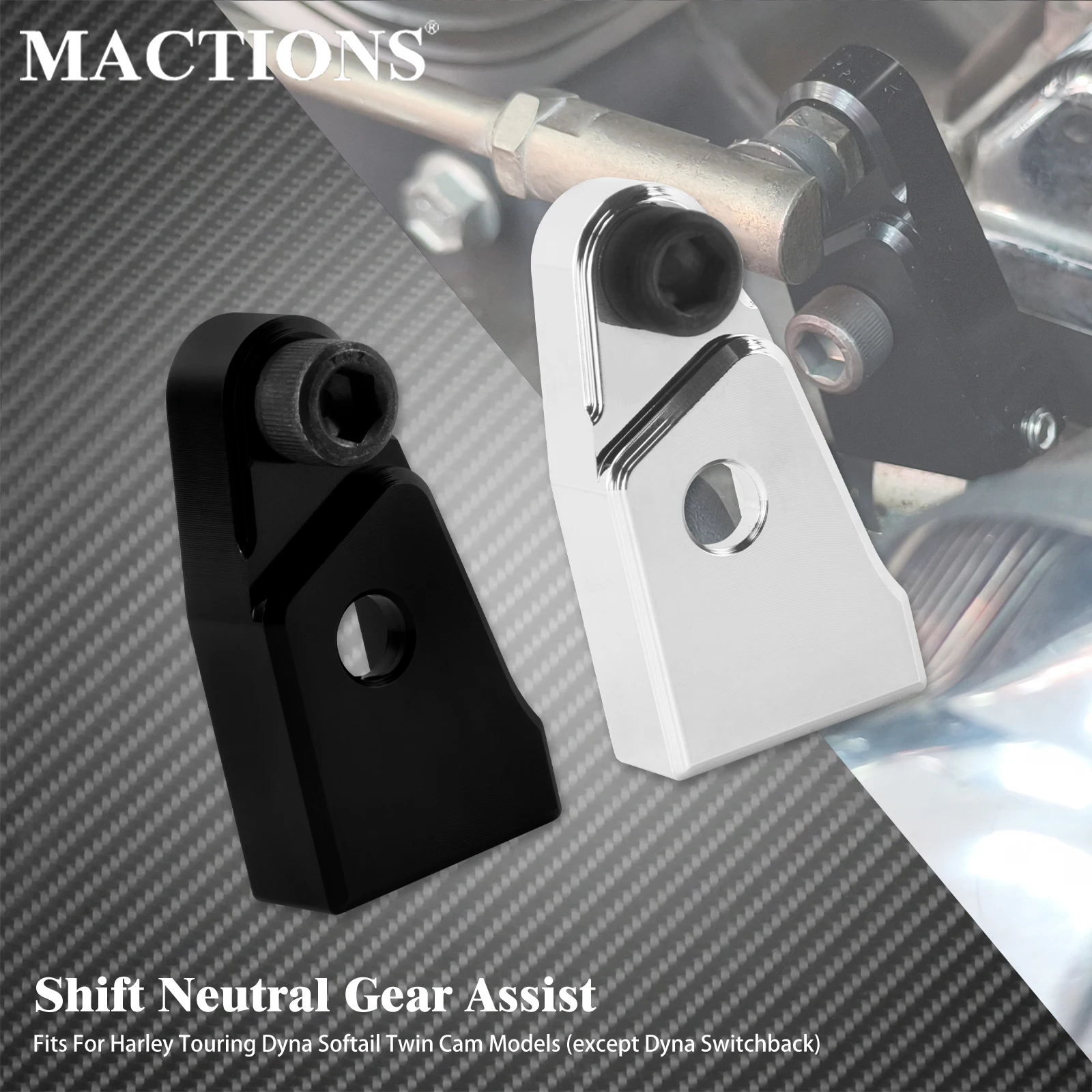 

Motorcycle Shift Neutral Gear Assist Kit For Harley Twin Cam Touring Street Glide Road King FLHT Dyna Softail Fatboy CVO Limited