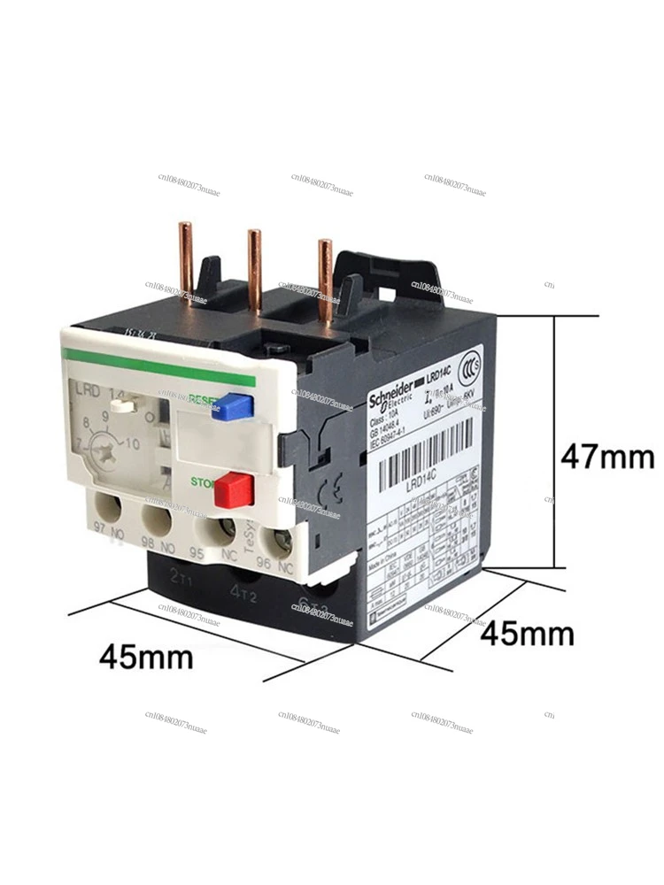 For Schneider Thermal Relay LC1D Overload Protection LRD Three-phase Thermal Protection Relay LRD12C LRD14C LRD21C LRD22C LRD32C