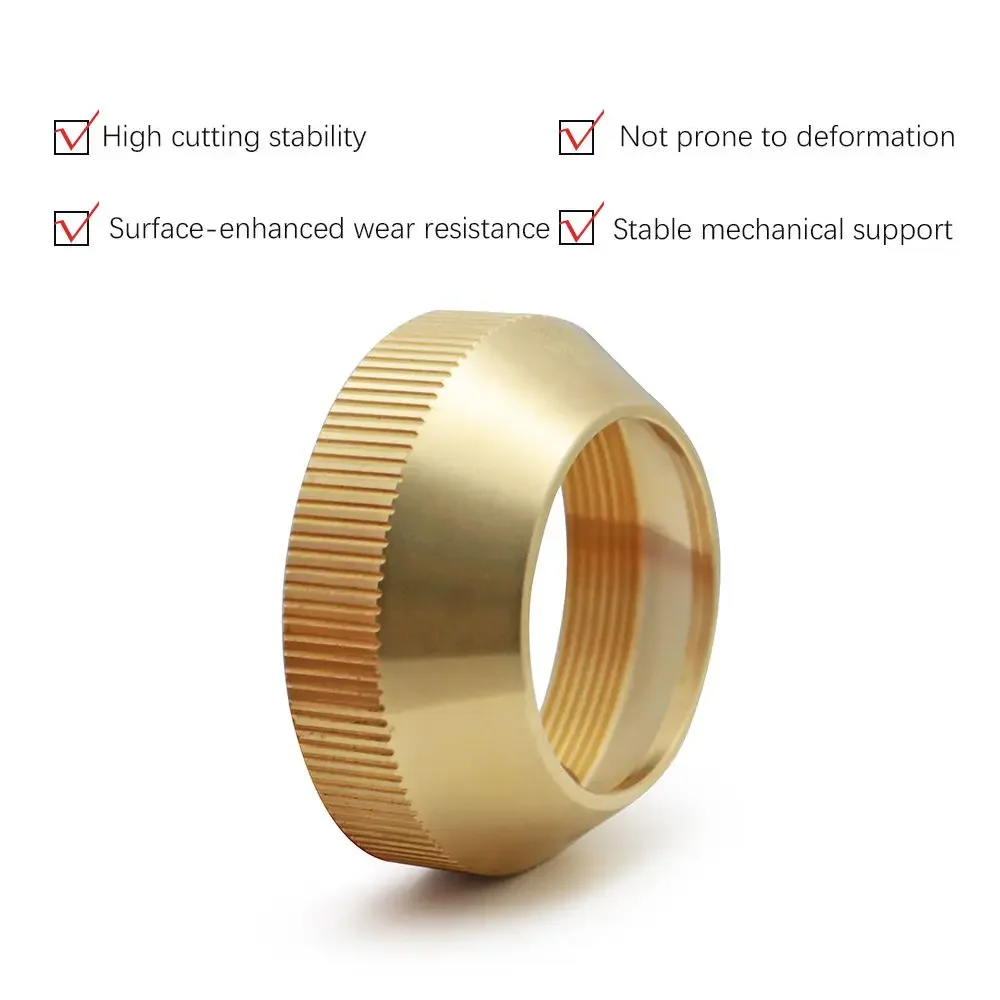 628060 Plasma Retaining Cap Fit HC-6002 CUT300 Plasma Torch Copper Protect Cover Consumable Spare Parts