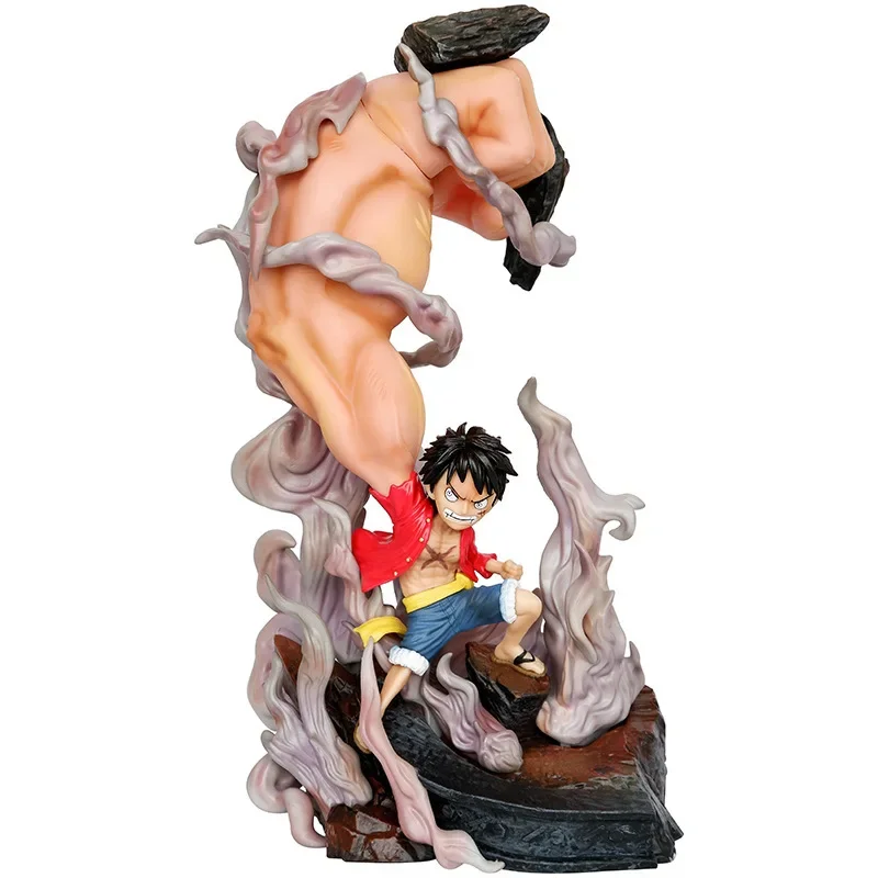 

One Piece Gk Third Gear Luffy Big Fist Scene Statue Handmade Model Animation Wholesale