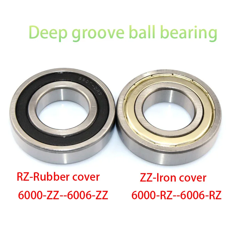 1pcs Deep Groove Ball Bearings 6000 6001 6002 6003 6004 6005 6006 6007 6008 6010 Zz Rs