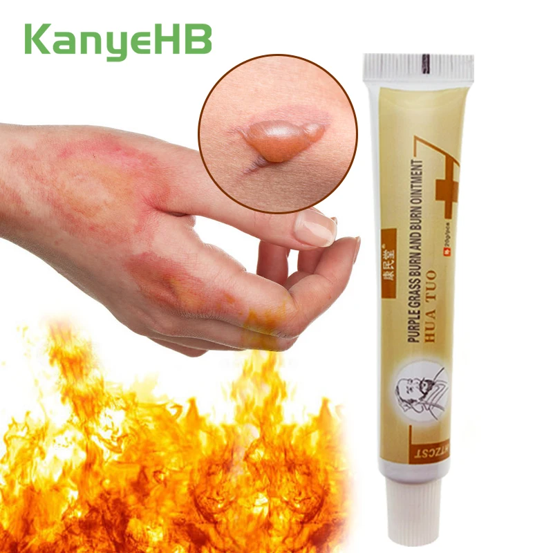 

1Pcs Burns Scald Cream Fungal Inhibition Wound Skin Repair Ointment Herbal Extract Anti-infection Pain Relief Medical Cream S010