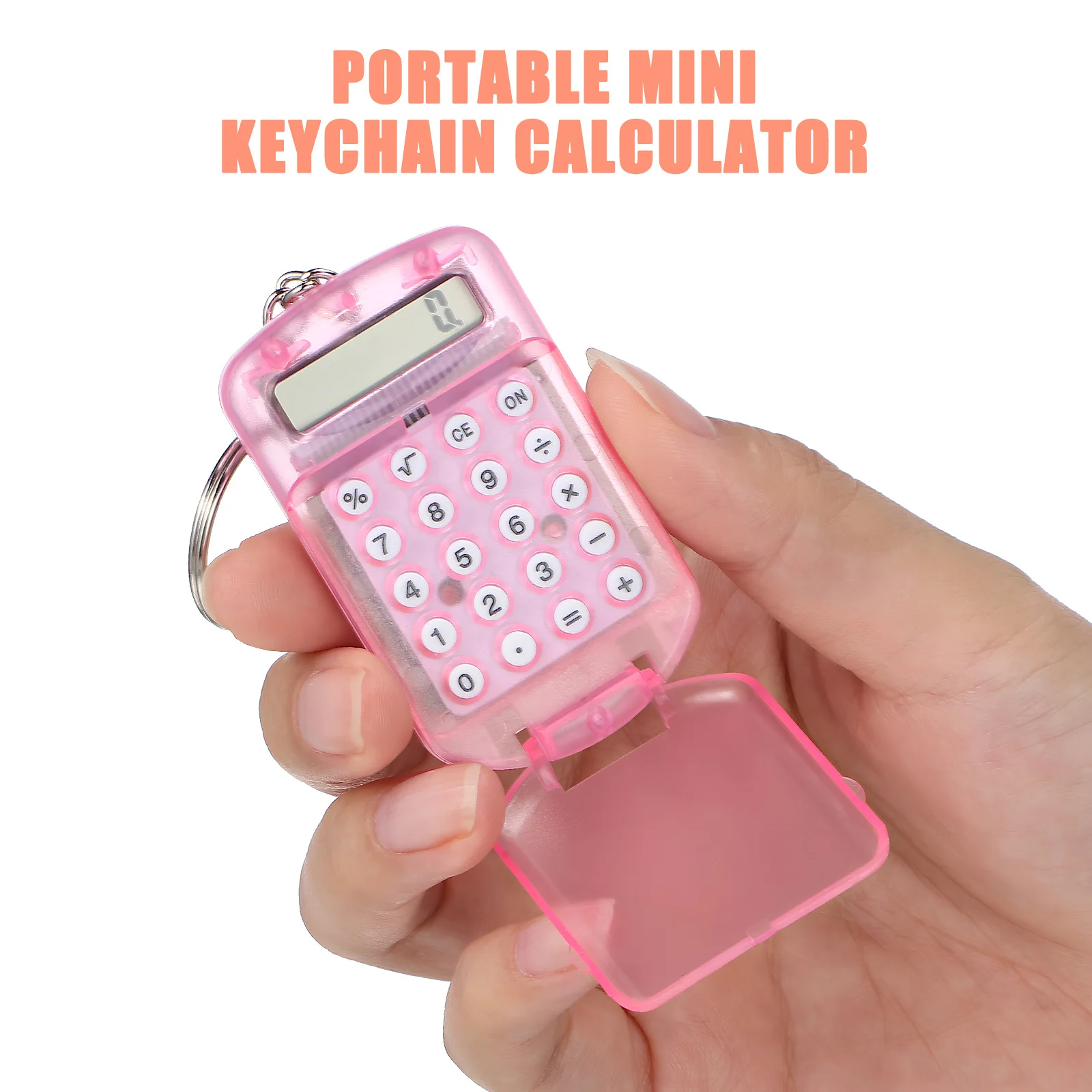 3 قطع آلة حاسبة صغيرة بحجم الجيب، آلة حاسبة خفيفة الوزن للتسوق والسفر، أداة إلكترونية للاستخدام اليومي #5