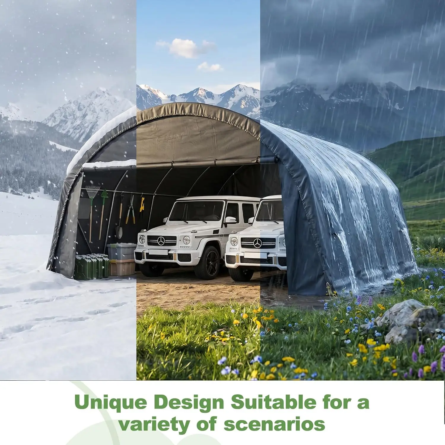 Carport 20x20 Heavy Duty 2 Car Carport Canopy