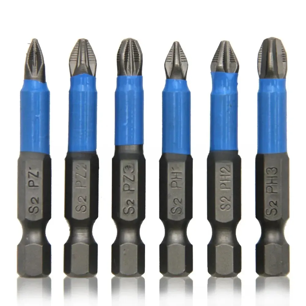 S2 Steel Anti-slip Cross Head Electric Drill Bit Ph1/ph2/ph3/pz1/pz2/pz3 Electric Screwdriver Durable Power Tool Accessories