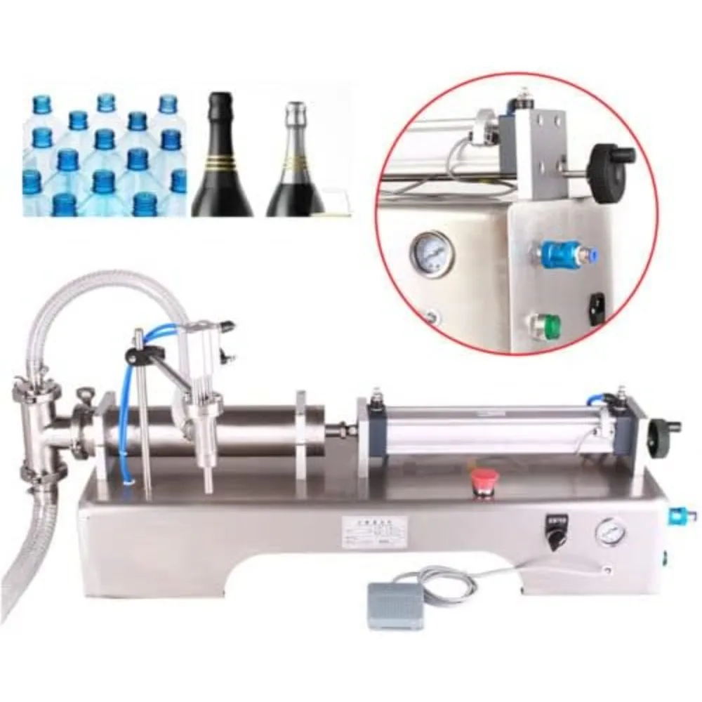 

Industrial Horizontal Pneumatic Filler Self Priming Automatic Liquid Paste Bottling Filling Machine For Daily Chemical Food