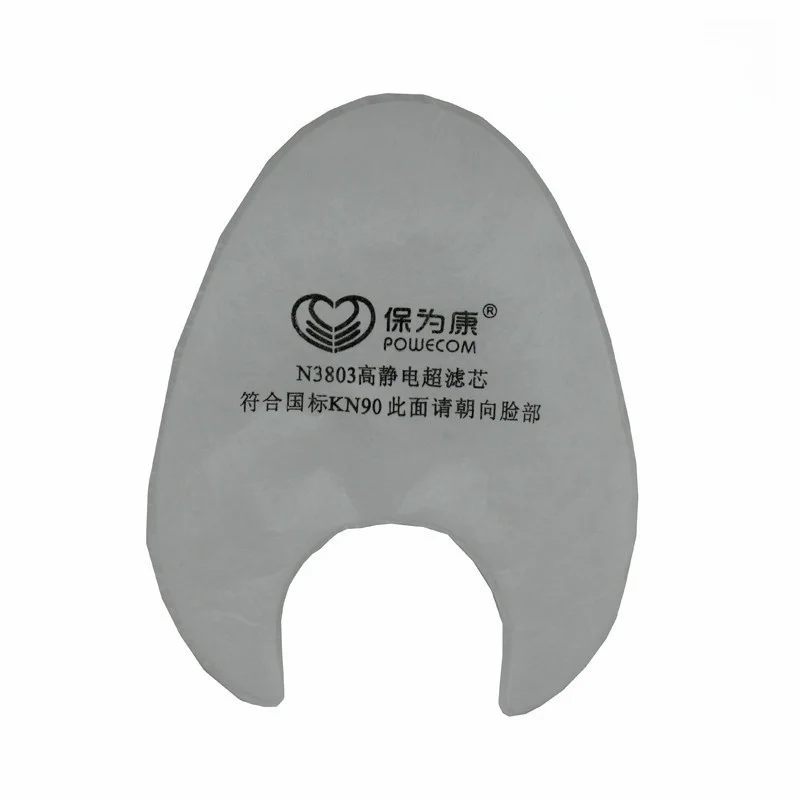 Filtro de Algodón para Mascarilla Industrial POWECOM N3803, Compatible con la Mascarilla N3800, Mascarilla de Papel Antipolvo, Respirador, Protección Personal