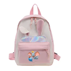 Dumbo Backpack for Baby Girls Boys Kindergarten Rucksack Casual School Bags Travel Rabbit Ears Backpack