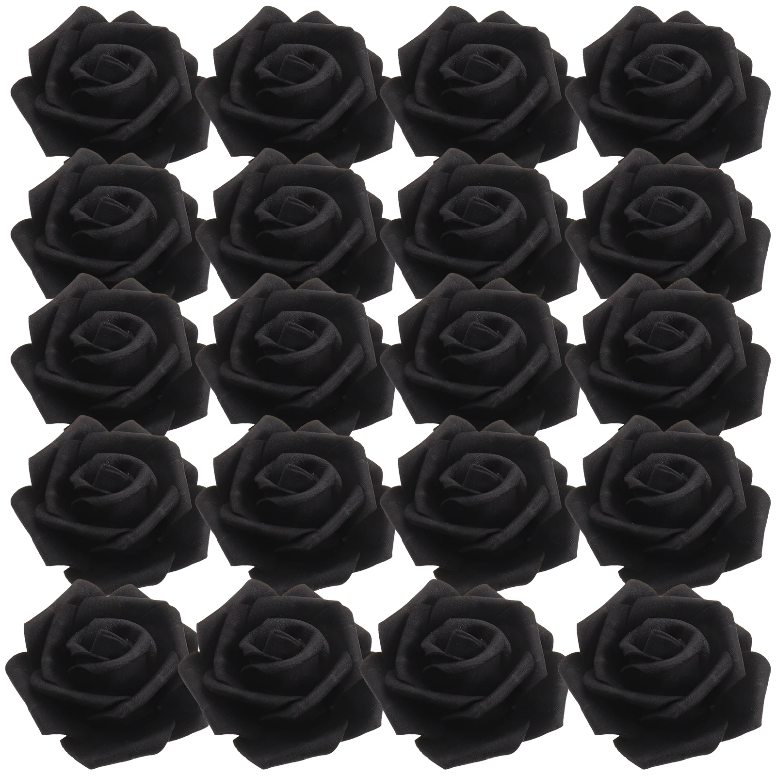 

100pcs Artificial Heads Faux Flowers Artificial Flower for Crafts Arrangement Decoration BulkFlowerheads Party Wedding